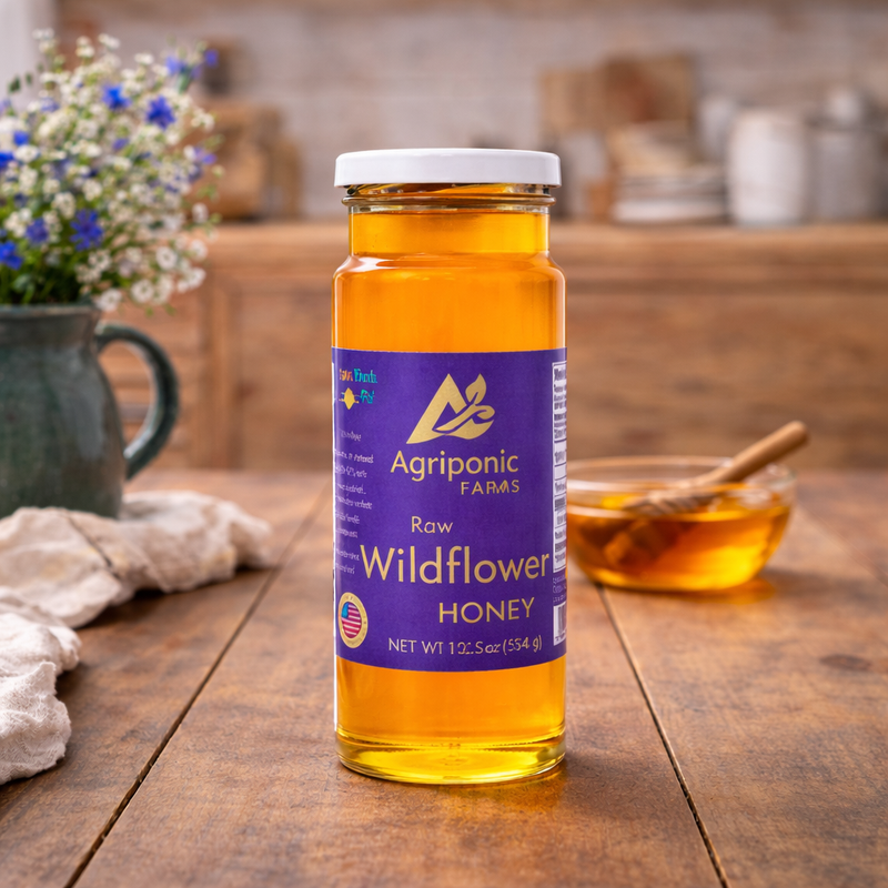 Agriponic Farms Wildflower Honey 12.5 oz